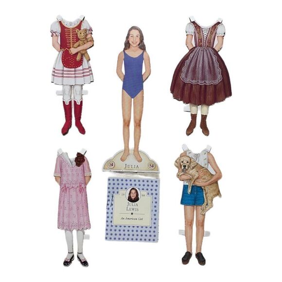 American Girl Vintage Paperdoll Julia Lewis - Picture 1 of 3